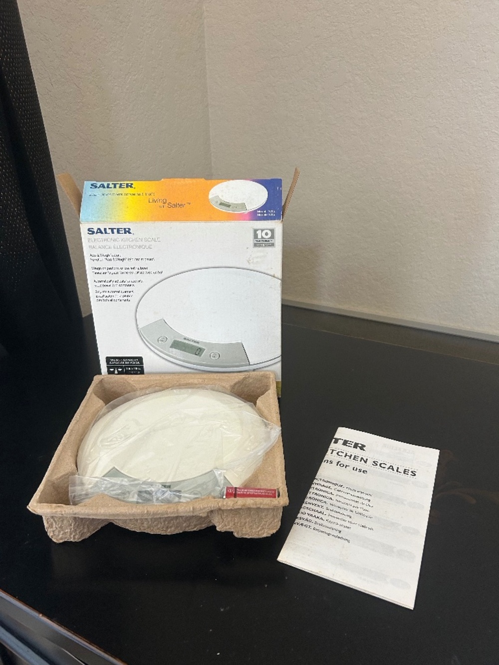 Salter Electronic Kitchen Scale. NIB